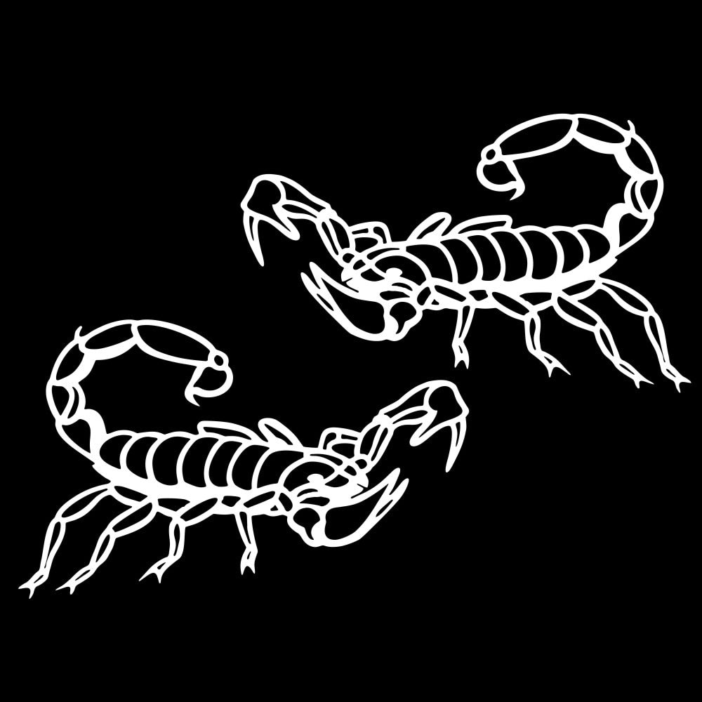 Comic Scorpions Vinyl Car Sticker
