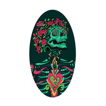 Begonia Skull 'Portrait' Vinyl Car Sticker