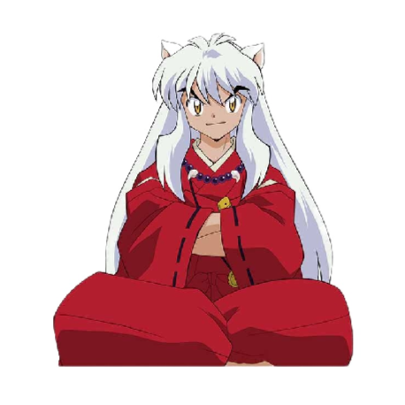 Inuyasha 'Inuyasha | Sitting' Vinyl Car Sticker