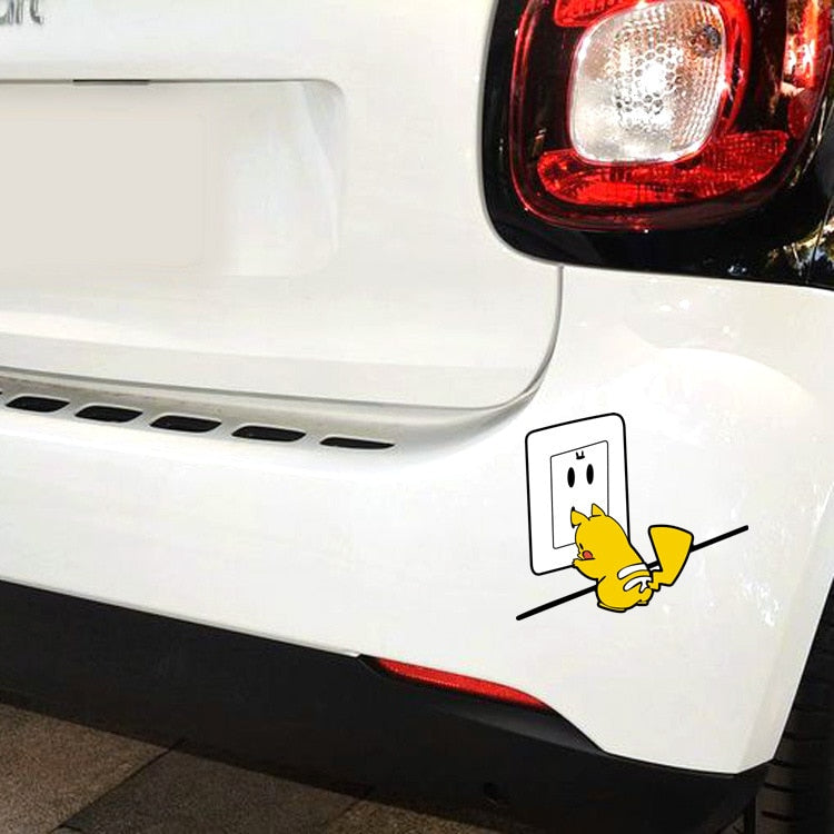 Pokemon 'Pikachu Plug | Socket' Vinyl Car Sticker