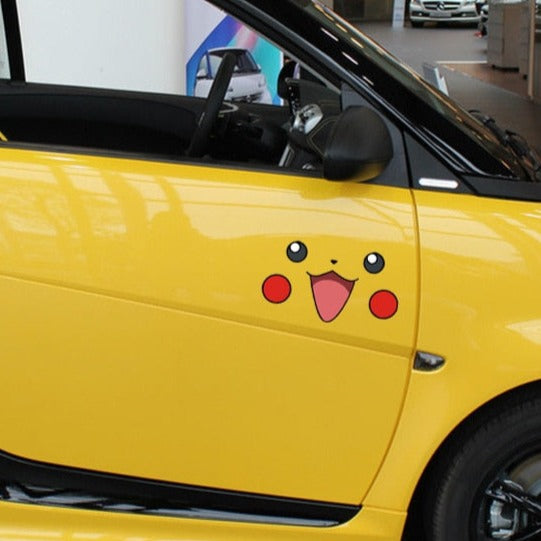 Pokemon 'Pikachu | Happy Face' Vinyl Car Sticker