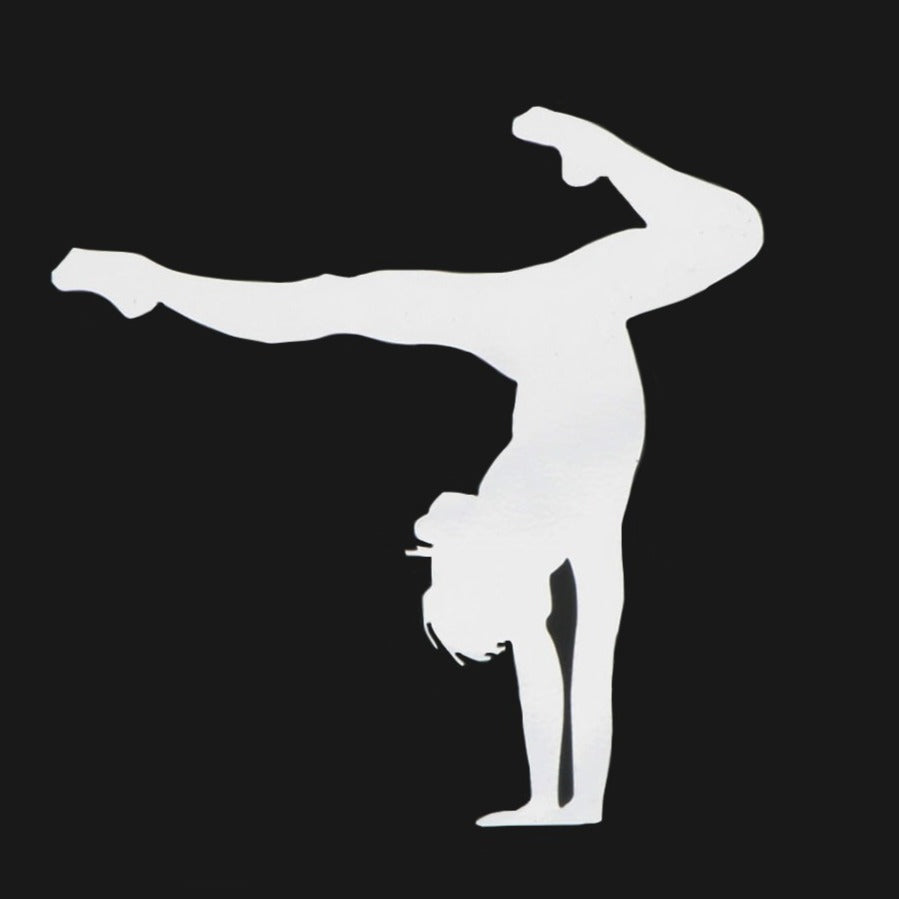 Sports 'Acrobatic Gymnastic' Vinyl Car Sticker