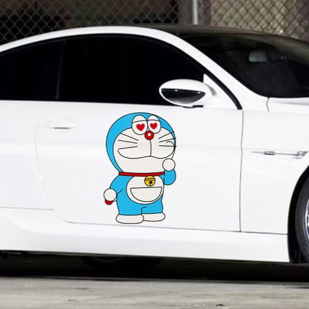 Doraemon 'In Love | Right' Vinyl Car Sticker