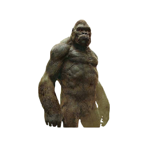 King Kong 'Sad' Vinyl Car Sticker