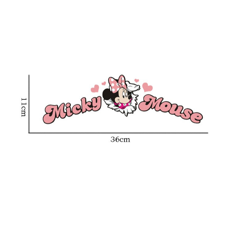 Micky Mouse 'Pretty Minnie | Hearts | 2.0' Vinyl Car Sticker