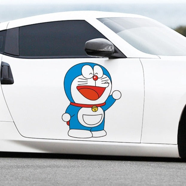 Doraemon 'Happy | Right' Vinyl Car Sticker