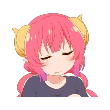 Miss Kobayashi's Dragon Maid 'Ilulu | Sad' Vinyl Car Sticker