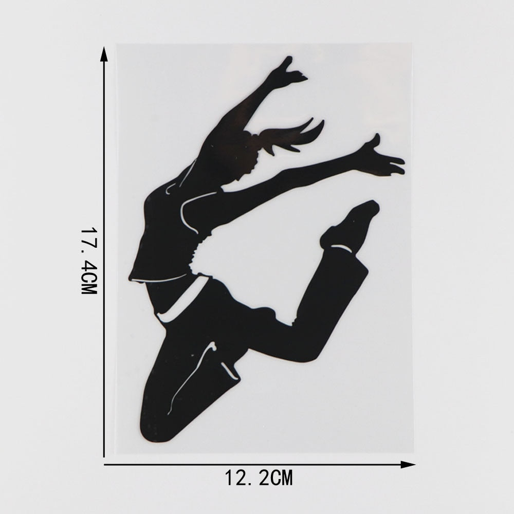 Cool 'Street Dance | Jumping' Vinyl Car Sticker