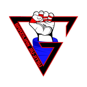 Brazilian Jiu Jitsu 'Strong Fist | Triangle' Vinyl Car Sticker