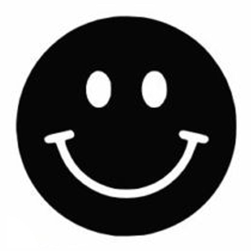 Cool 'Smiley Face' Vinyl Car Sticker