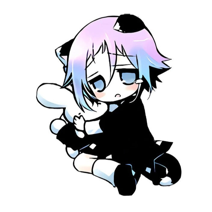 Soul Eater 'Crona Hugging Little Bunny' Vinyl Car Sticker