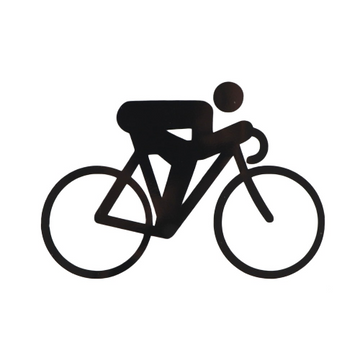 Sports 'Cycling' Vinyl Car Sticker