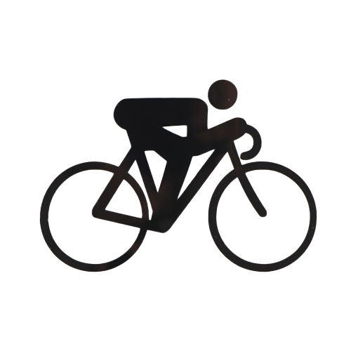 Sports 'Cycling' Vinyl Car Sticker