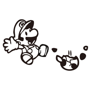 Super Mario Bros. 'Mario | Egg Hatch' Vinyl Car Sticker