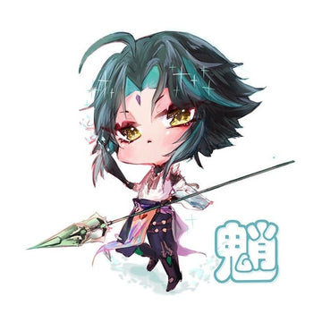 Genshin Impact 'Xiao | Primordial Jade Winged-Spear' Vinyl Car Sticker