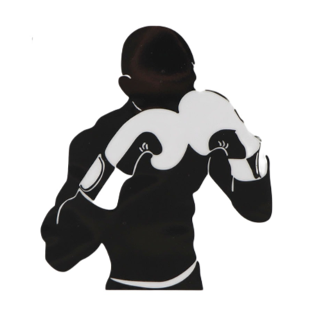 Boxing 'Boxer | Shadow' Vinyl Car Sticker