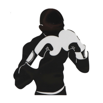 Boxing 'Boxer | Shadow' Vinyl Car Sticker