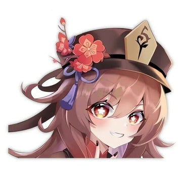 Genshin Impact 'Hu Tao | Stunning' Vinyl Car Peeker Sticker