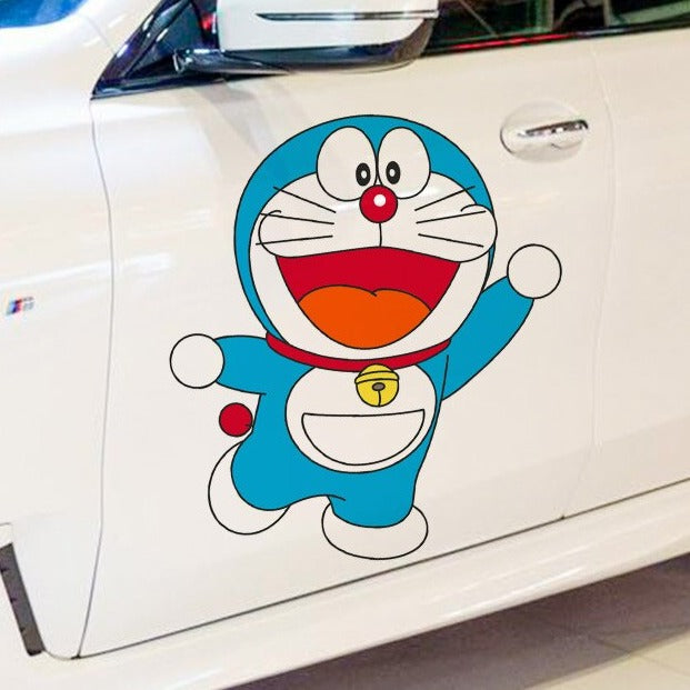 Doraemon 'Excited | Left' Vinyl Car Sticker