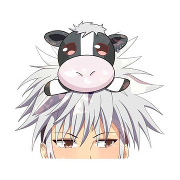 Fruits Basket 'Hatsuharu And Ox | Looking' Vinyl Car Peeker Sticker