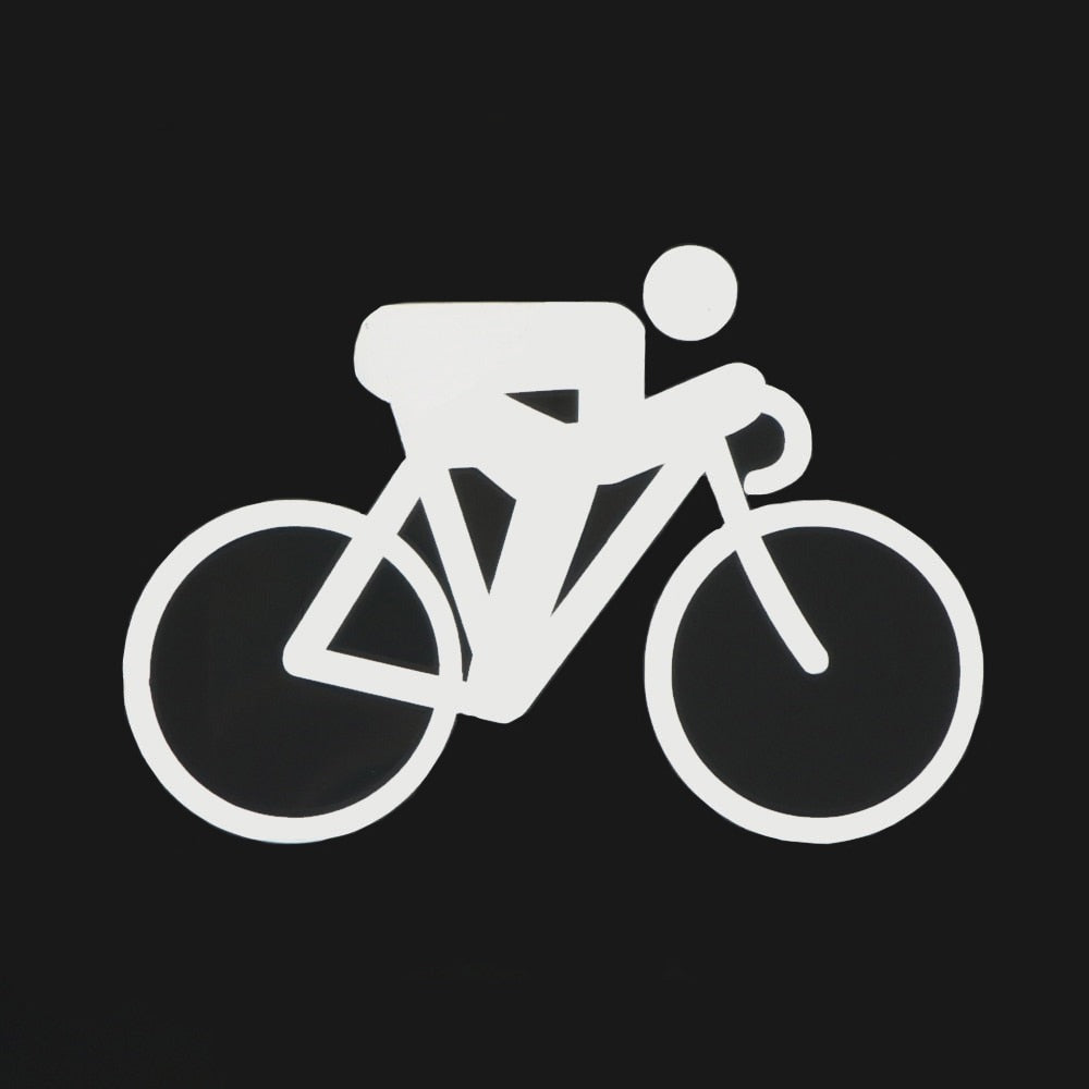 Sports 'Cycling' Vinyl Car Sticker