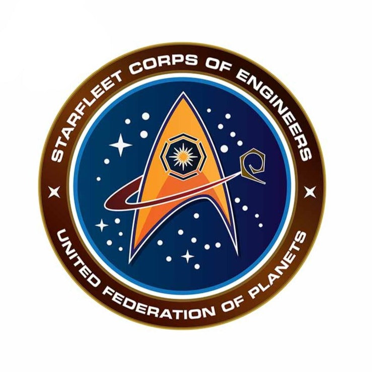 Star Trek 'Starfleet Corps of Engineers | United Federation Planets' Vinyl Car Sticker