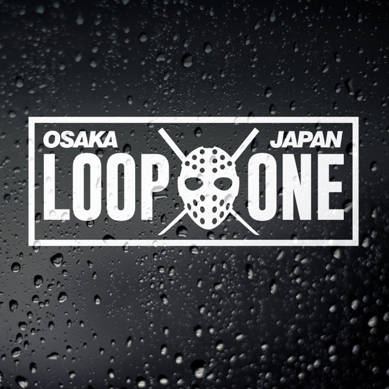 Cool 'Loop One Logo | Mask' Vinyl Car Sticker