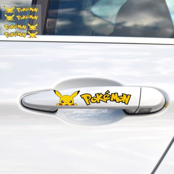 Pokémon 'Pikachu's Head' Vinyl Car Sticker