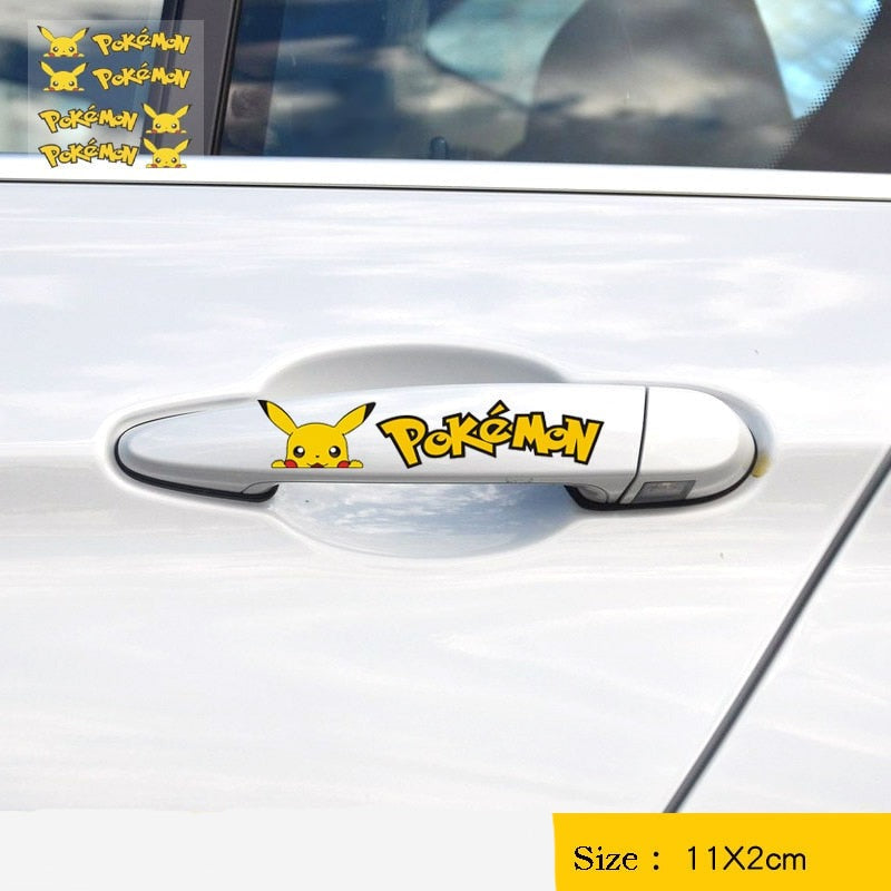 Pokémon 'Pikachu's Head' Vinyl Car Sticker