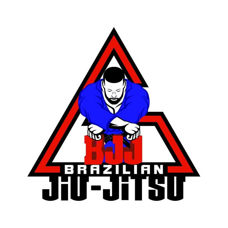 Brazilian Jiu Jitsu 'BJJ Fighter | Triangle' Vinyl Car Sticker