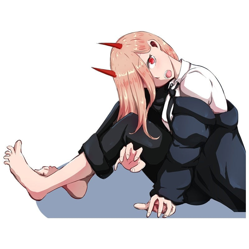 Chainsaw Man 'Power | Roar' Vinyl Car Sticker