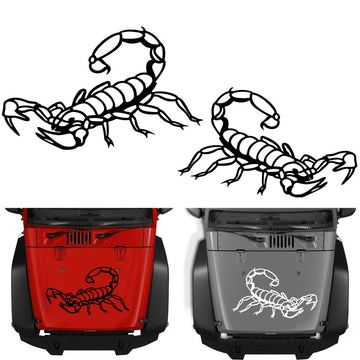 Comic Scorpions Vinyl Car Sticker