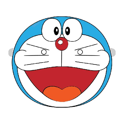 Doraemon 'Head | Right' Vinyl Car Sticker