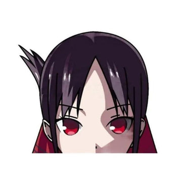 Kaguya-sama 'Kaguya | Serious' Vinyl Car Peeker Sticker