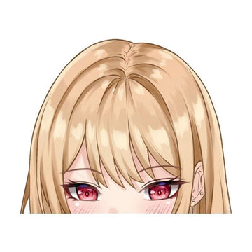 My Dress-Up Darling 'Marin | Serious' Vinyl Car Peeker Sticker