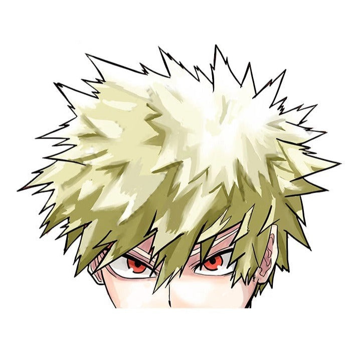 My Hero Academia 'Katsuki Bakugo | Looking Serious' Vinyl Car Peeker Sticker