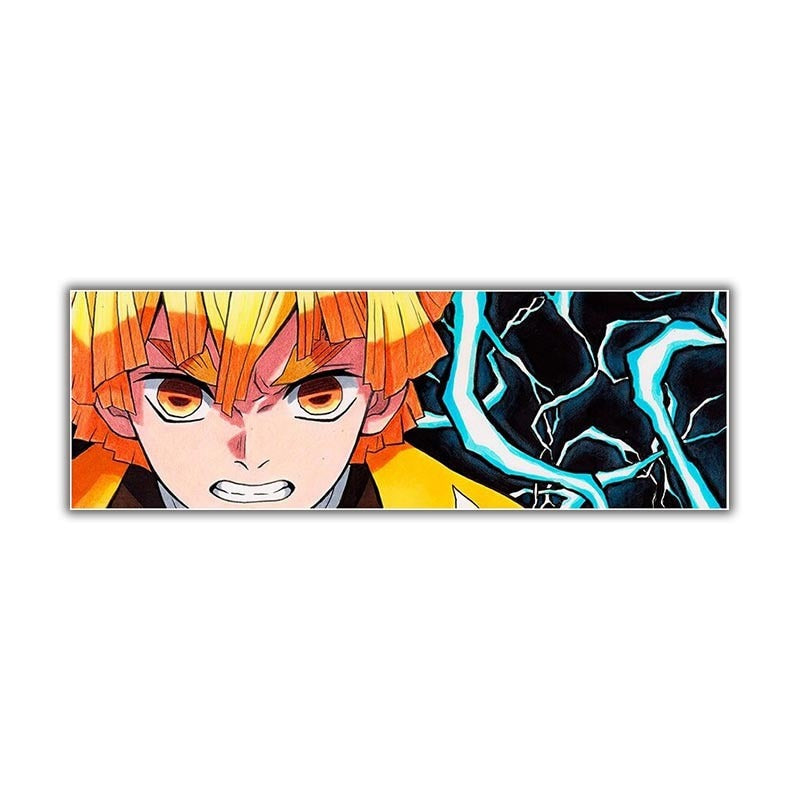 Demon Slayer 'Zenitsu | Furious' Vinyl Car 3D Motion Sticker
