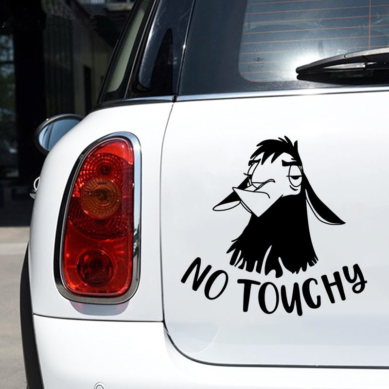 The Emperor's New Groove 'Llama Kuzco | No Touchy' Vinyl Car Sticker