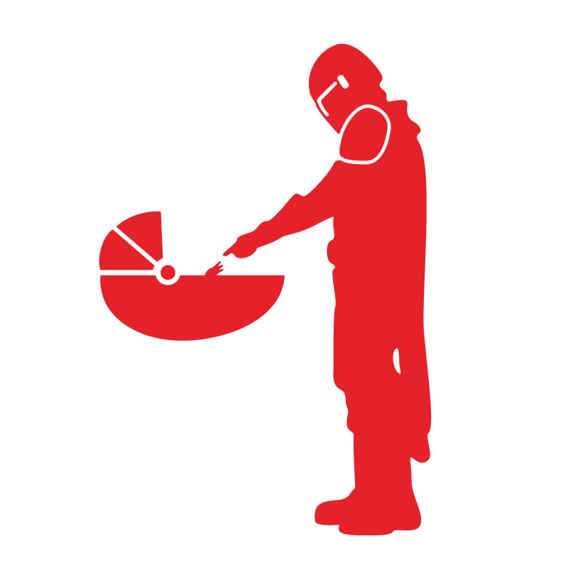 Star Wars 'Mando Meet Baby Yoda' Vinyl Car Sticker