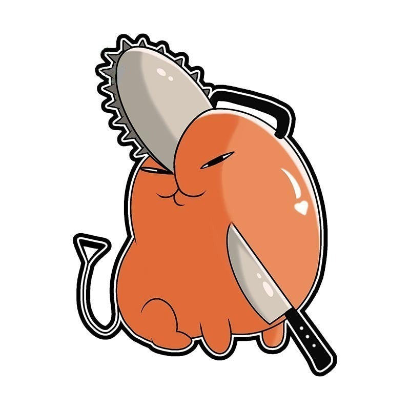 Chainsaw Man 'Pochita | Knife' Vinyl Car Sticker