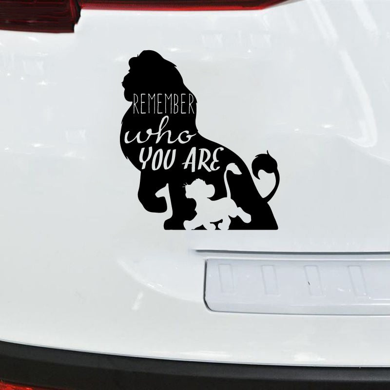 The Lion King 'Simba | Remember Who You Are' Vinyl Car Sticker