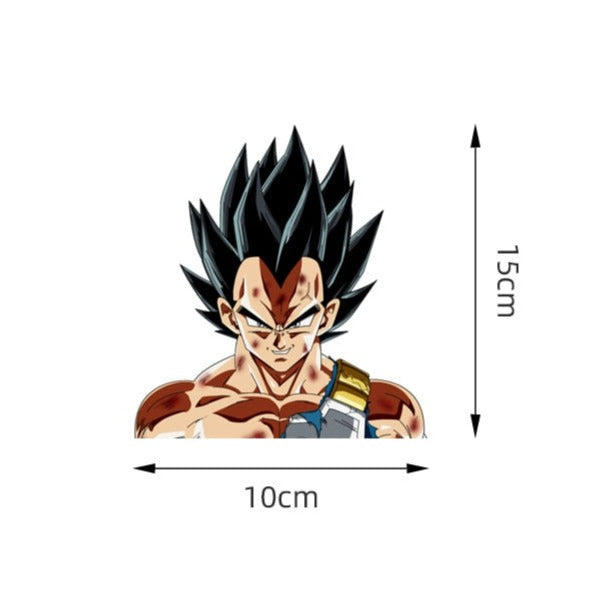 Dragon Ball Z 'Super Saiyan Vegeta | Smiling' Vinyl Car Sticker