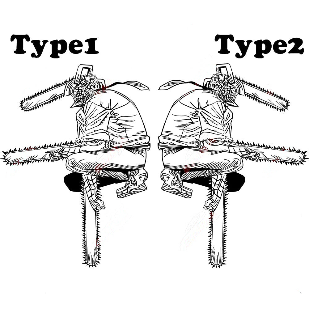 Chainsaw Man 'Fighting Pose' Vinyl Car Sticker