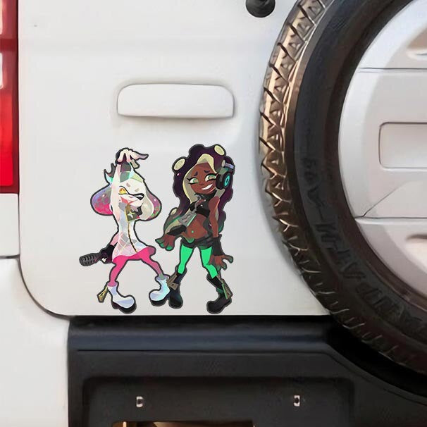 Splatoon 'Pearl and Marina | Off the Hook Members' Vinyl Car Sticker