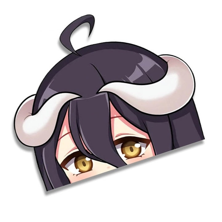 Overlord 'Albedo Eyes' Vinyl Car Peeker Sticker
