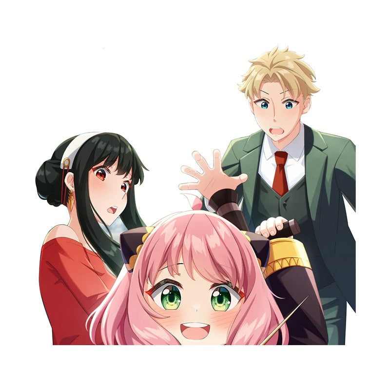 Spy x Family 'Loid-Yor-Anya Forger | Surprised' Vinyl Car Sticker