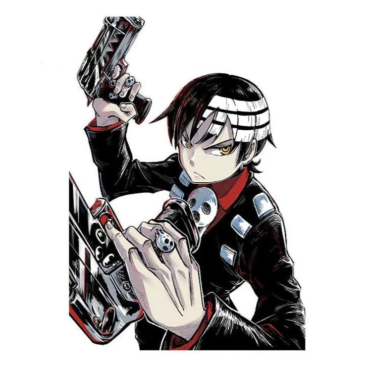 Soul Eater 'Death The Kid | Red And Black' Vinyl Car Sticker