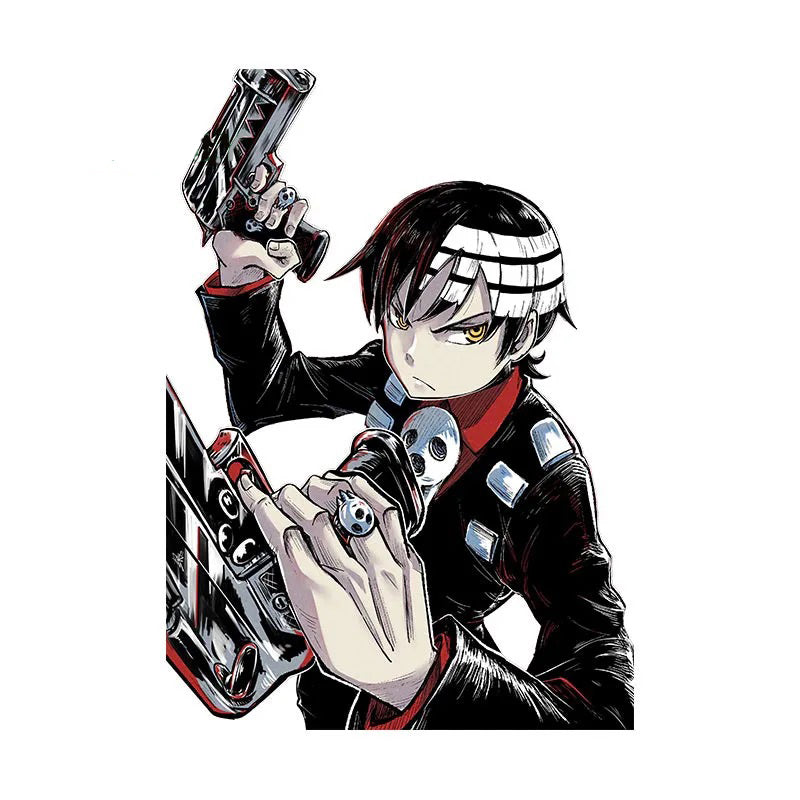Soul Eater 'Death The Kid | Red And Black' Vinyl Car Sticker