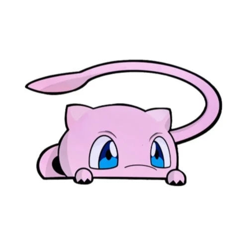 Pokemon 'Mew' Vinyl Car Peeker Sticker