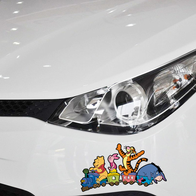 Winnie the Pooh 'Pooh And Friends | Enjoying Rides' Vinyl Car Sticker